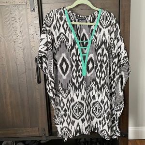 Club Z Collection Swim Kimono Cover Up